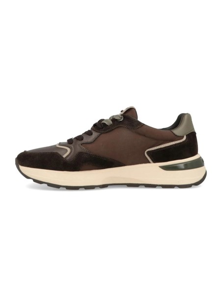 Guardiani Levante Herren-Sneaker Leder und Veloursleder Memory Foam