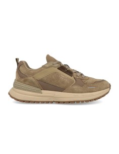 Jeep Ground Mono sneaker uomo in camoscio con Memory Foam