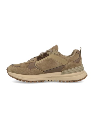 Jeep Ground Mono Herren-Sneaker aus Veloursleder mit Memory Foam