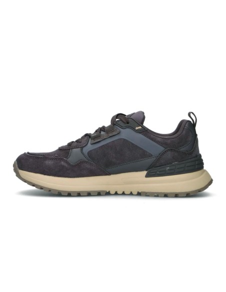 Jeep Ground Mono Herren-Sneaker aus Veloursleder mit Memory Foam