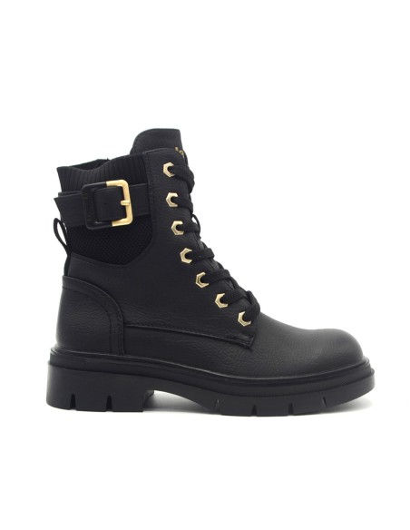 Jeep Bering Lace bottine rangers femme avec zip et Memory Foam