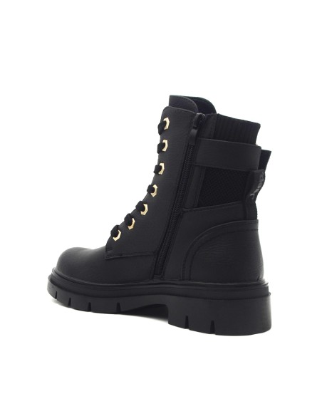 Jeep Bering Lace bota militar mujer con cremallera y Memory Foam