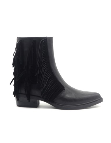 Jeep Rio Fringe women’s fringed cowboy ankle boot Memory Foam