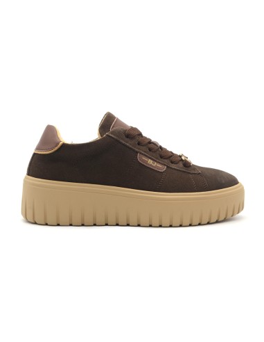 BJ Comart Rosy sneaker donna in camoscio con platform