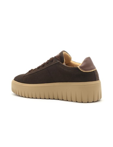 BJ Comart Rosy sneaker donna in camoscio con platform