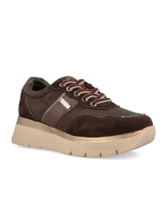 Impronte Serenissima Active sneaker in camoscio con zeppa 2