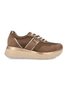 Impronte Serenissima Active sneaker in camoscio con zeppa