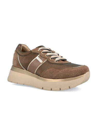 Impronte Serenissima Active sneaker in camoscio con zeppa