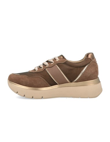 Impronte Serenissima Active sneaker in camoscio con zeppa