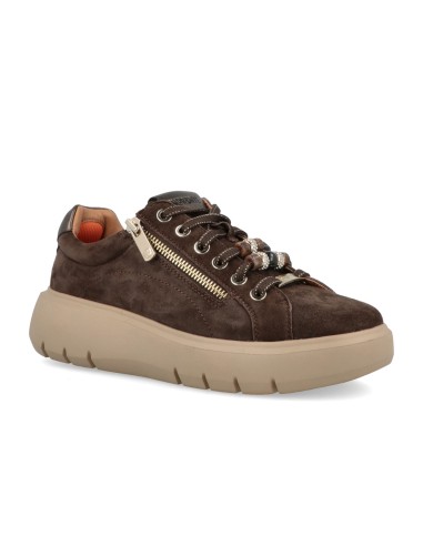Impronte Venier Zip Suede sneaker donna in pelle scamosciata