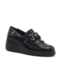 Melluso Walk Damen-Lackloafer mit Memory Foam und Keilabsatz 2