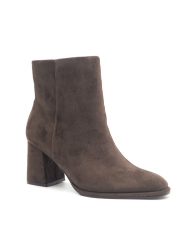 Kharisma bottines femme effet daim à talon large
