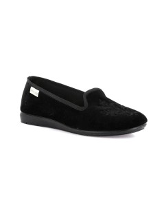 Grünland Texi chaussons femme en velours brodé 2