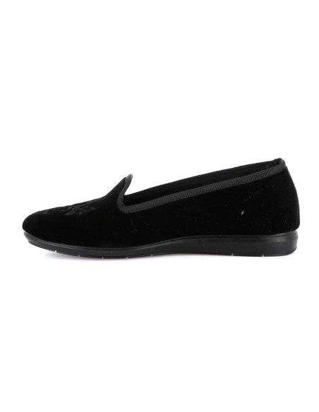 Grünland Texi zapatillas de mujer en terciopelo bordado
