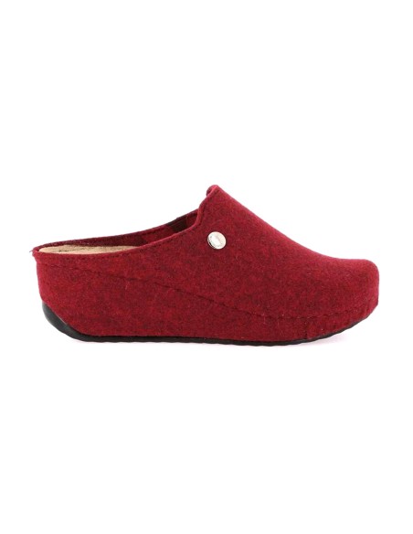 Grünland Rapy chaussons femme compensés avec semelle Re-Soft