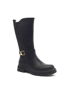 Patrizia Pepe bottes fille en cuir avec bride et zip 2