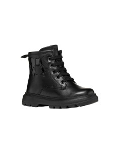 Geox Kiddartah bottines fille en nappa avec nœud et zip 2