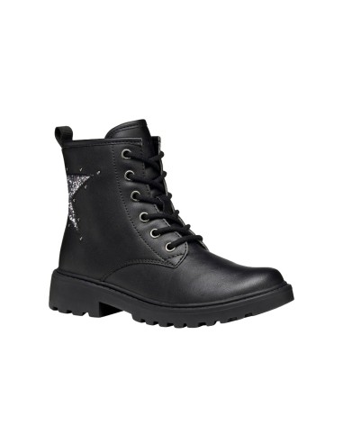 Geox Casey bottines fille avec étoile pailletée et zip