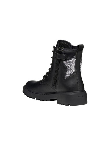 Geox Casey botas de niña con estrella de purpurina y cremallera