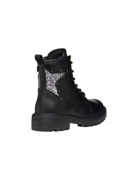 Geox Casey botas de niña con estrella de purpurina y cremallera