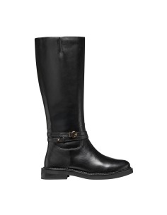 Geox Serilda women's leather riding-style boots with zip