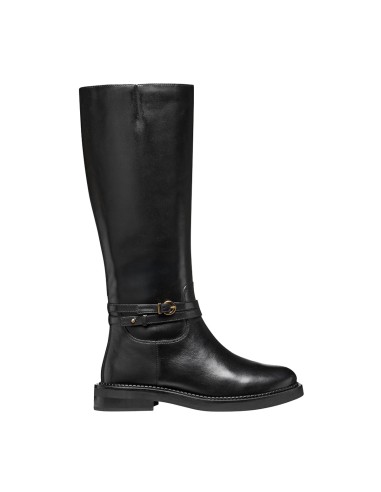 Geox Serilda bottes cavalières femme en cuir avec zip
