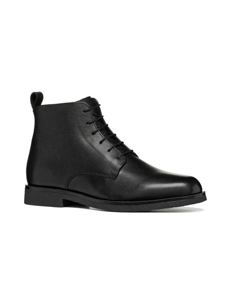 Geox Claudio botines de hombre en piel con cordones y cremallera