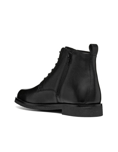 Geox Claudio botines de hombre en piel con cordones y cremallera