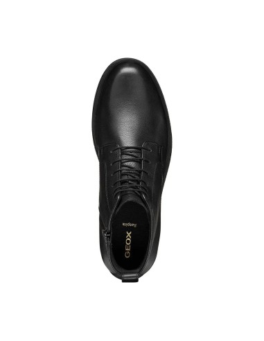 Geox Claudio bottines homme en cuir à lacets avec zip