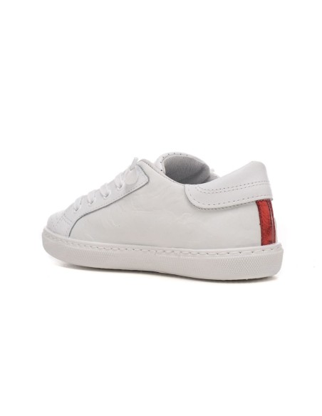 2 Star SNEAKER BAMBINA PELLE CON LOGO LATERALE