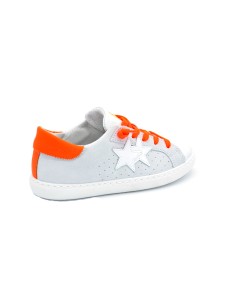 2 Star SNEAKER BAMBINO IN PELLE BICOLORE 2