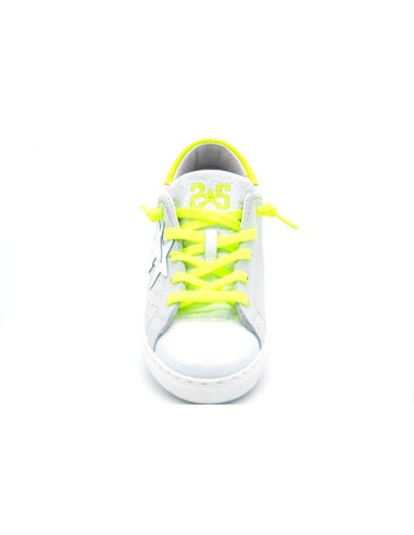 2 Star SNEAKER BAMBINA IN PELLE BICOLORE