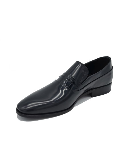 Rossi MOCASSINO ELEGANTE UOMO IN PELLE LUCIDA