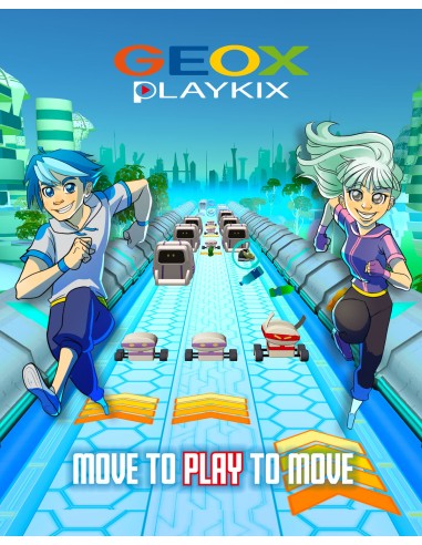 Geox J Playkix Girl sneaker con luci