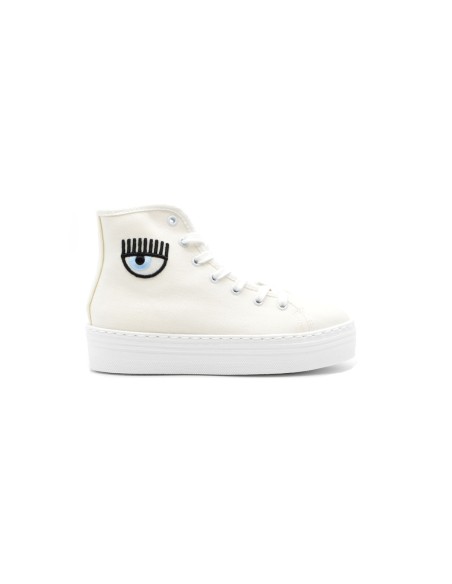 Chiara Ferragni Sneaker alta in canvas