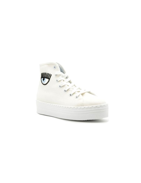 Chiara Ferragni Sneaker alta in canvas