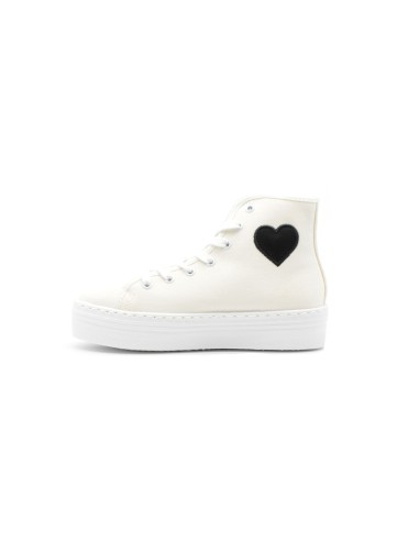 Chiara Ferragni Sneaker alta in canvas