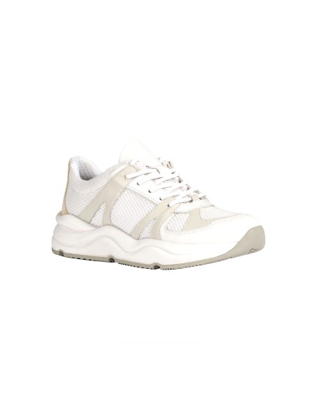 Geox SNEAKER D TOPAZIO TESSUTO E NAPPA