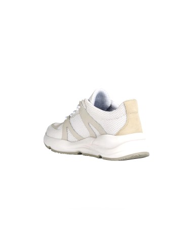 Geox SNEAKER D TOPAZIO TESSUTO E NAPPA