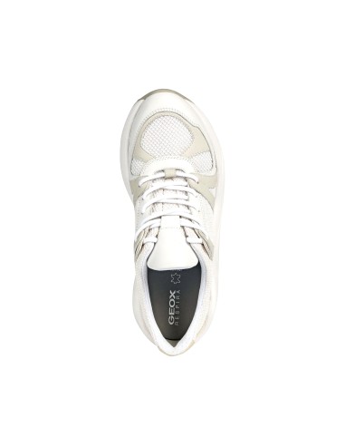 Geox SNEAKER D TOPAZIO TESSUTO E NAPPA