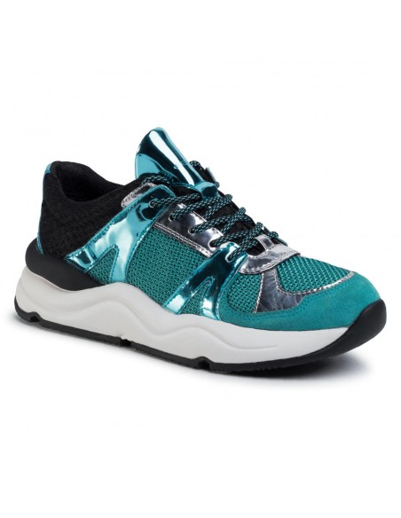 Geox SNEAKER D TOPAZIO MESH E SUEDE CON DETTAGLI METALLICI