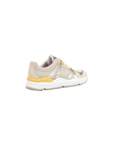 Geox SNEAKER D TOPAZIO MESH E SUEDE CON DETTAGLI ORO