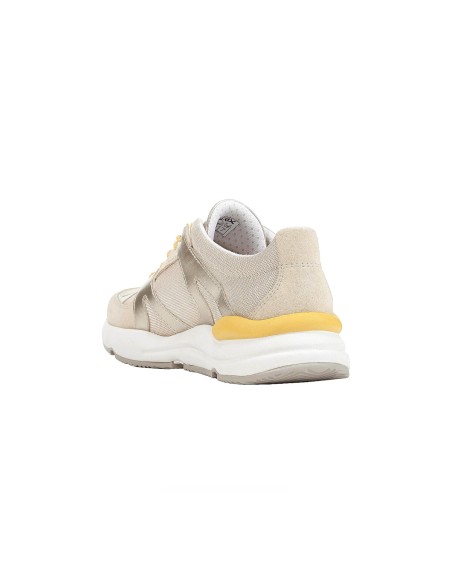 Geox SNEAKER D TOPAZIO MESH E SUEDE CON DETTAGLI ORO