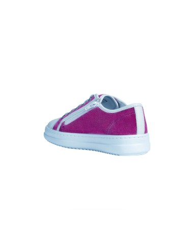 Geox SNEAKER D PONTOISE VELLUTO CON ZIP LATERALE