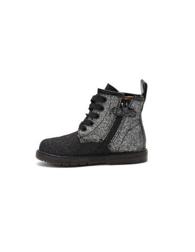 Bottine fille Grunland Nill en cuir recouvert de paillettes
