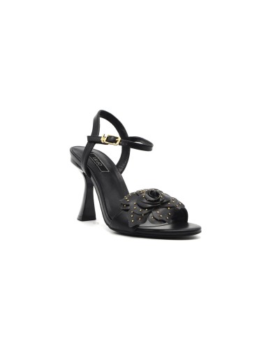 Liu Jo modèle Lisa 04 sandale femme élégante avec maxi fleur et micro clous