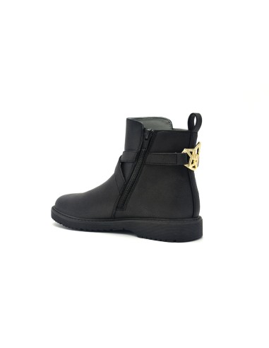 Liu Jo Pat 108 little girl ankle boot with jewel accessory and internal zip