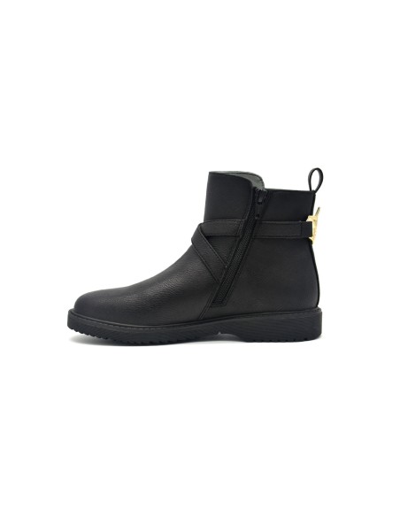 Liu Jo Pat 108 little girl ankle boot with jewel accessory and internal zip