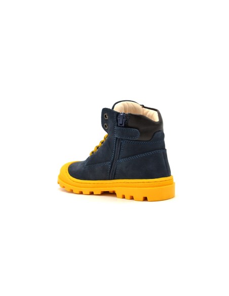 Walkey scarponcino bambino in suede con fondo roccia