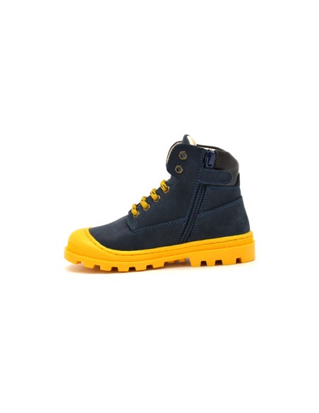 Walkey scarponcino bambino in suede con fondo roccia